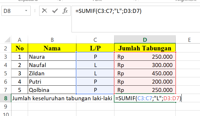 Rumus excel